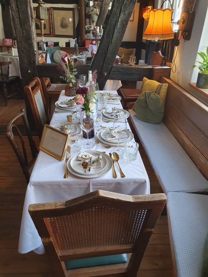 Festlich gedeckter Tisch im LaBo